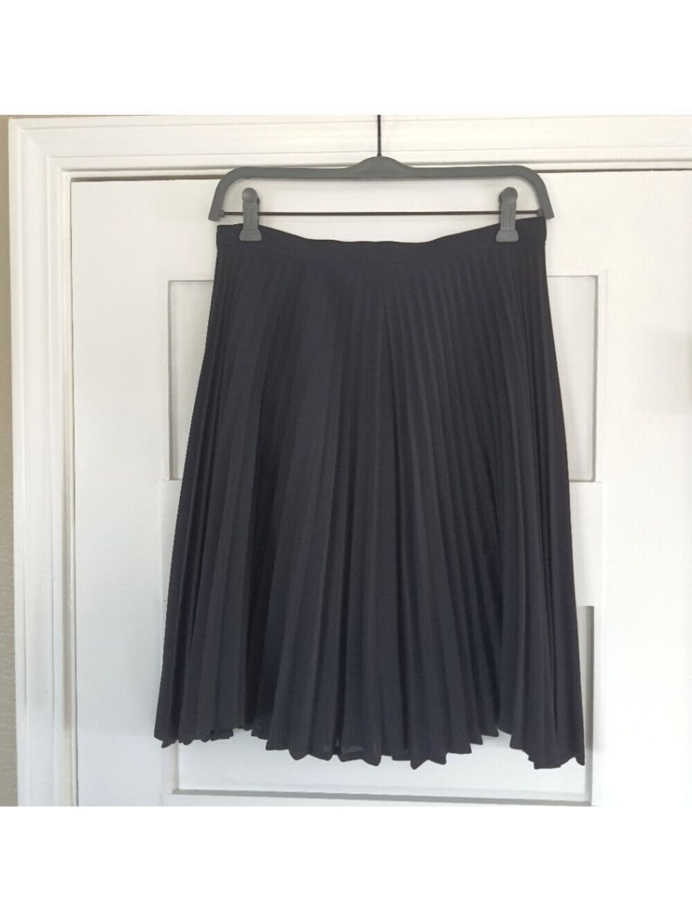 Born in America Vintage Pleated Knee Midi Skirt Size 11/12 (M) Back Zip BIA